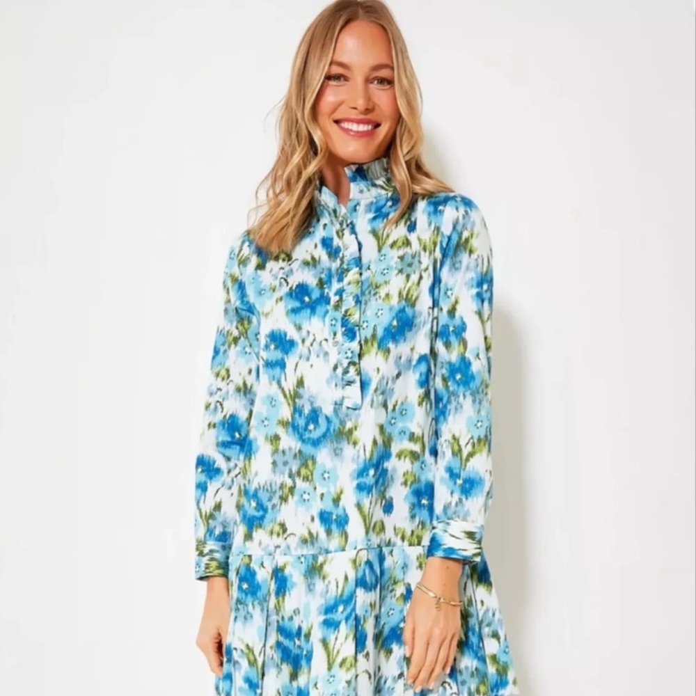 Tuckernuck Tate afternoon showers dress size large